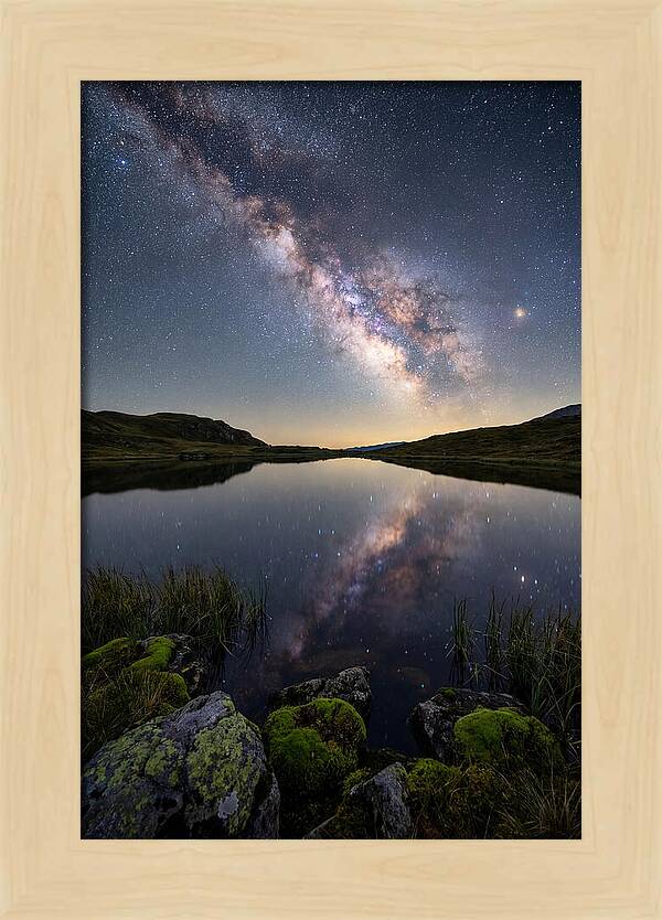 Milky Way Over Still Lake