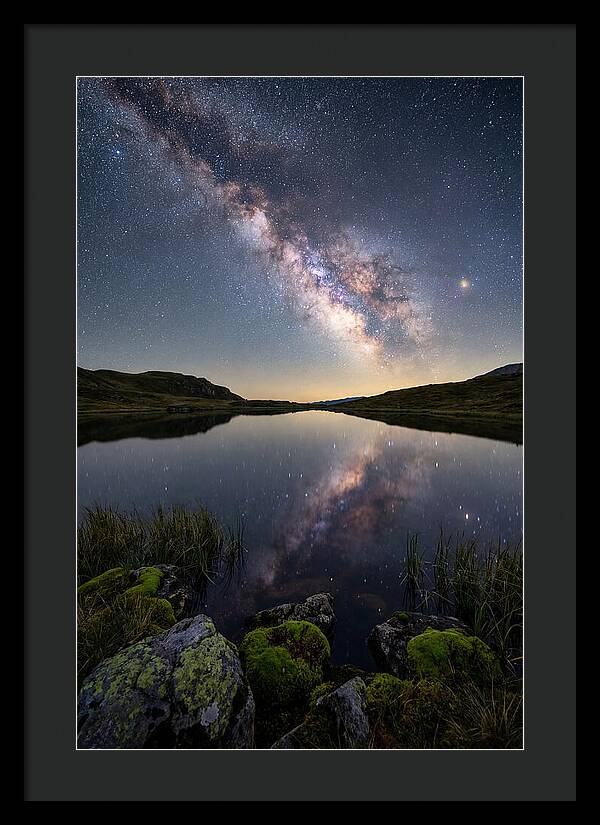 Milky Way Over Still Lake