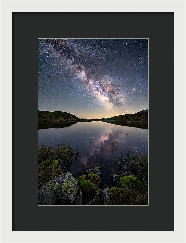 Milky Way Over Still Lake