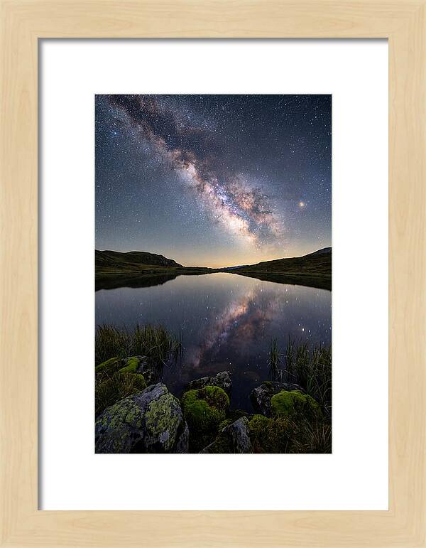 Milky Way Over Still Lake