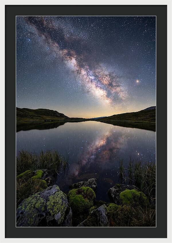 Milky Way Over Still Lake