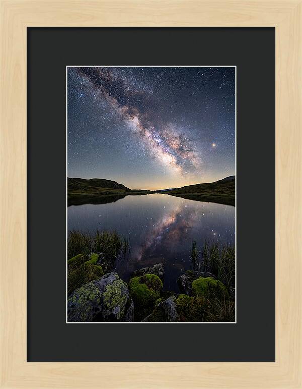 Milky Way Over Still Lake