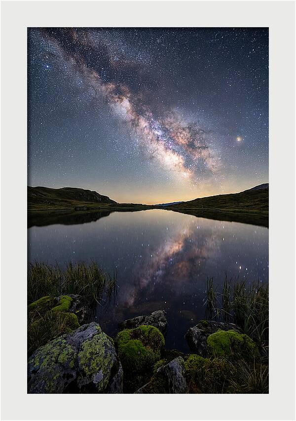 Milky Way Over Still Lake