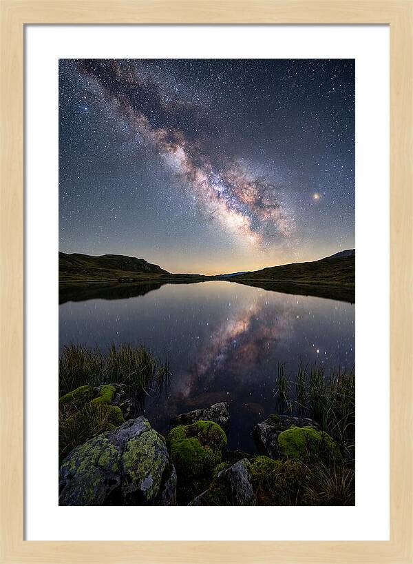 Milky Way Over Still Lake