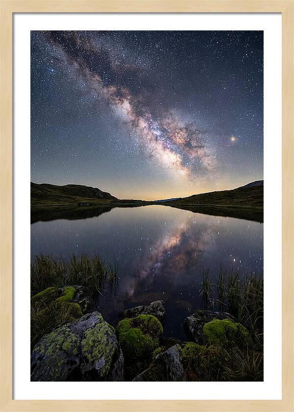 Milky Way Over Still Lake