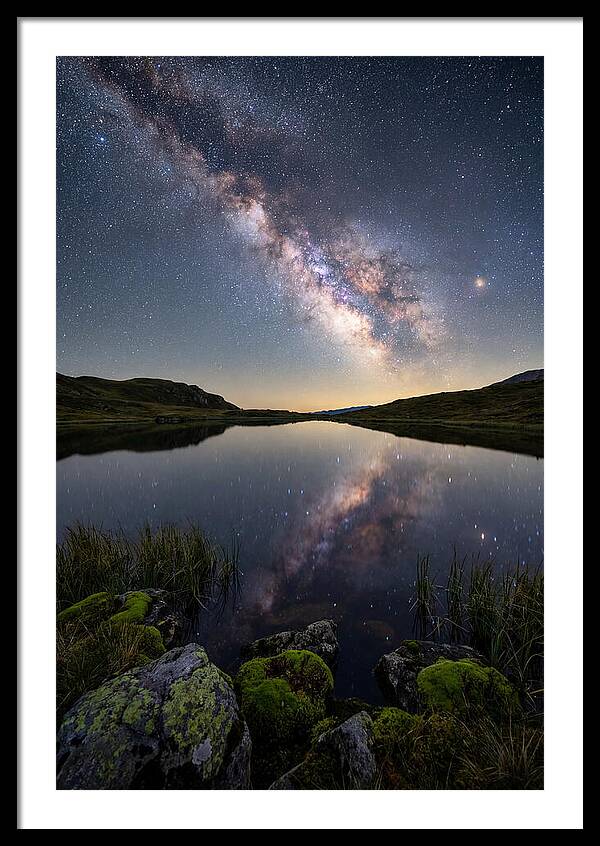 Milky Way Over Still Lake