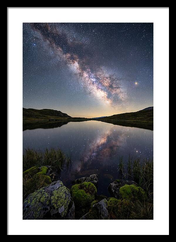 Milky Way Over Still Lake