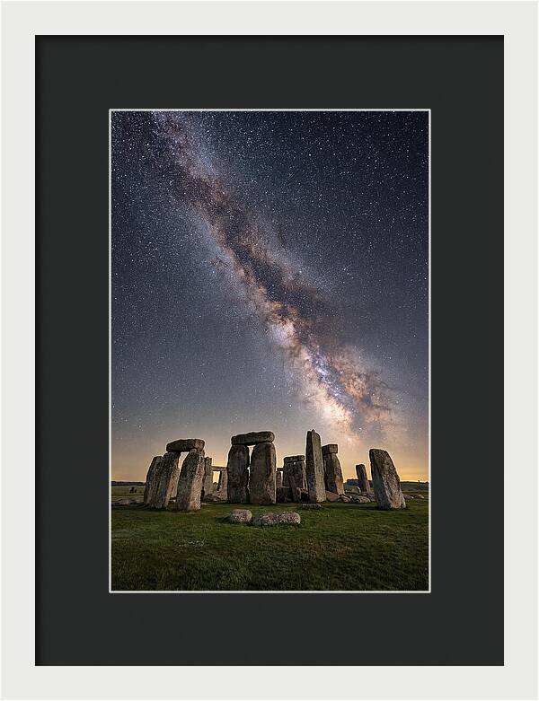 Milky Way Over Stonehenge