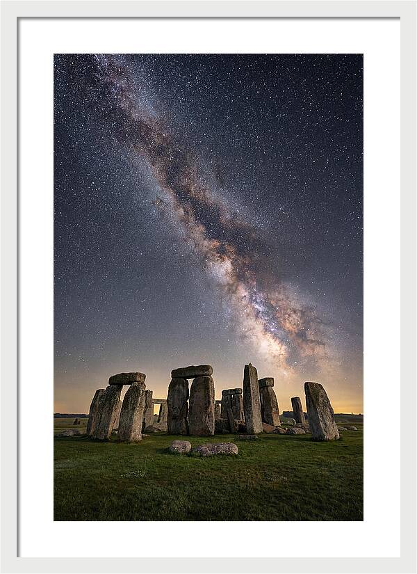 Milky Way Over Stonehenge