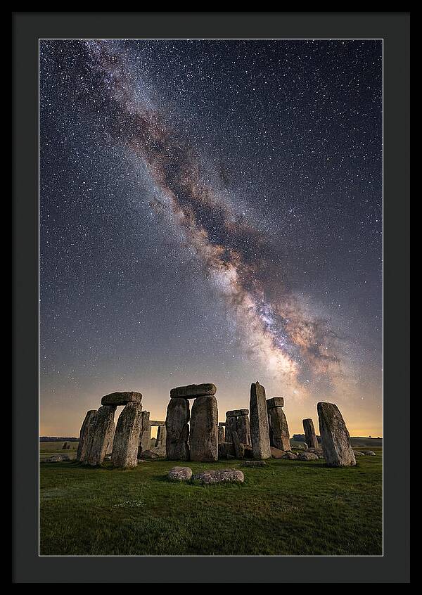 Milky Way Over Stonehenge