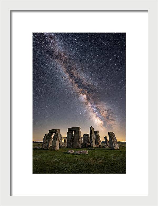 Milky Way Over Stonehenge