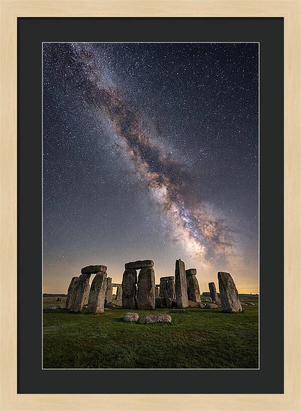 Milky Way Over Stonehenge