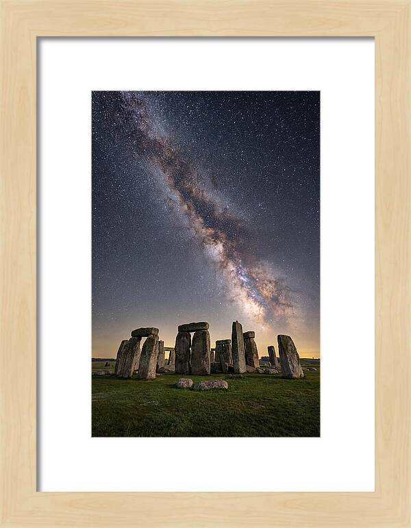 Milky Way Over Stonehenge