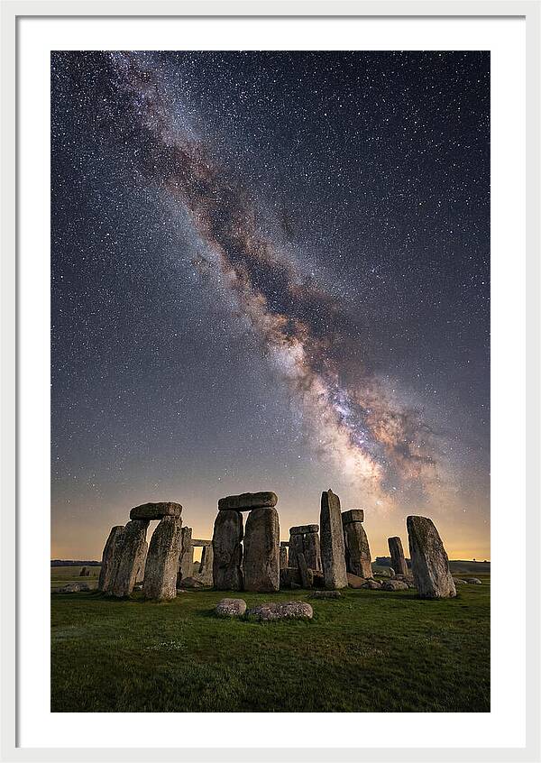 Milky Way Over Stonehenge