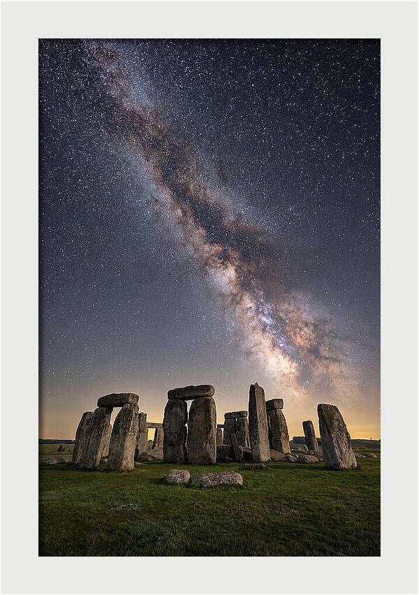 Milky Way Over Stonehenge