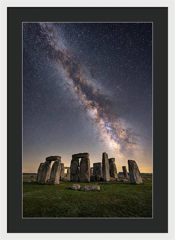 Milky Way Over Stonehenge