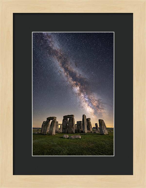 Milky Way Over Stonehenge
