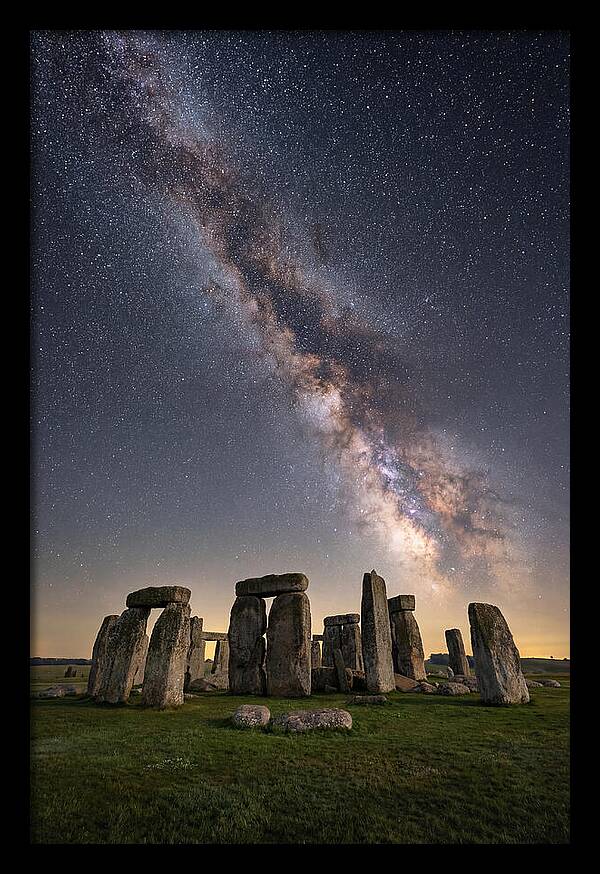 Milky Way Over Stonehenge