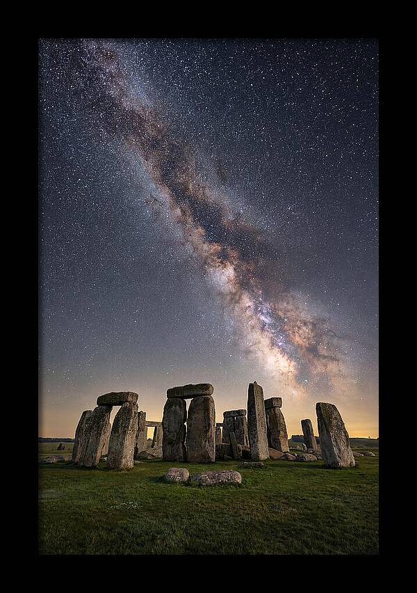 Milky Way Over Stonehenge