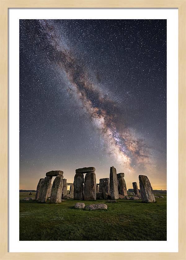 Milky Way Over Stonehenge