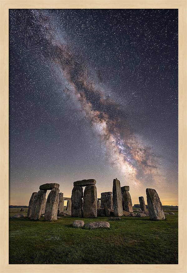 Milky Way Over Stonehenge