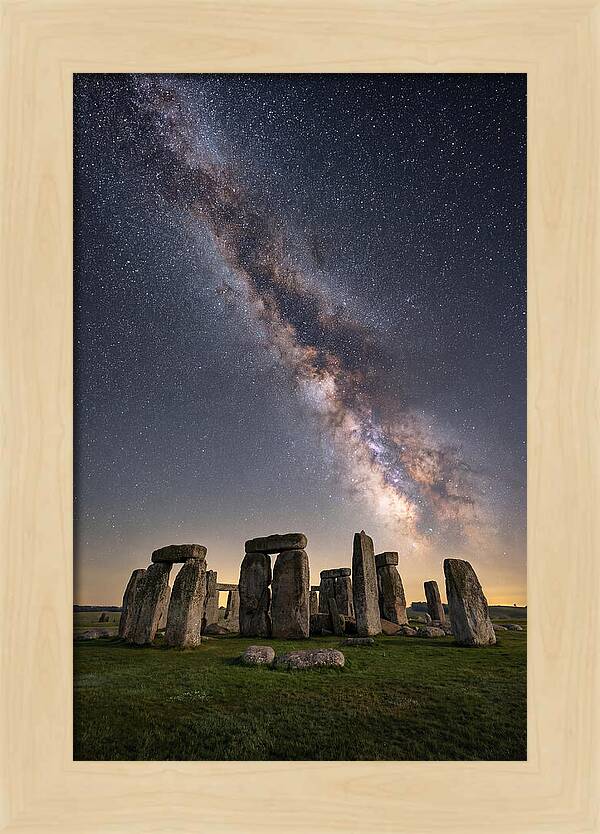 Milky Way Over Stonehenge