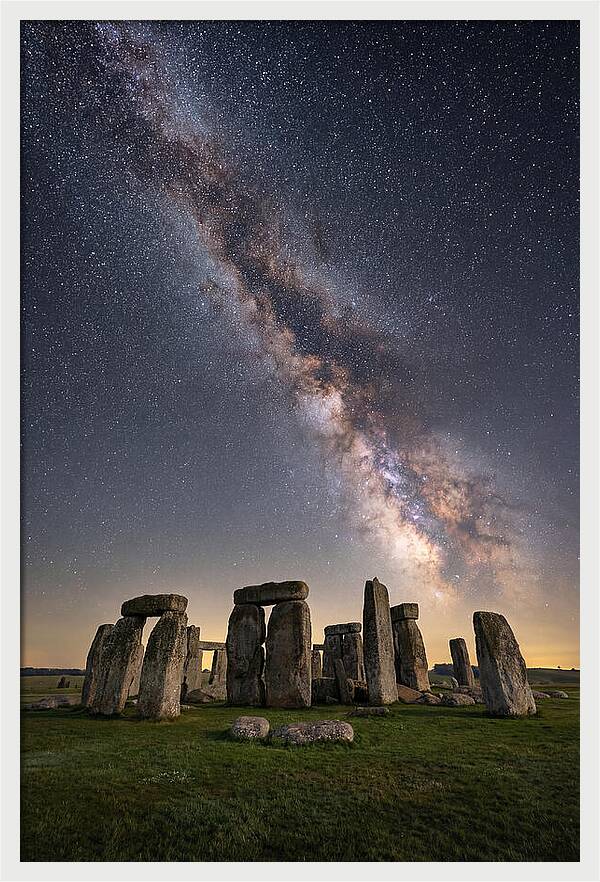 Milky Way Over Stonehenge