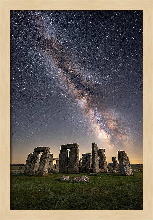 Milky Way Over Stonehenge