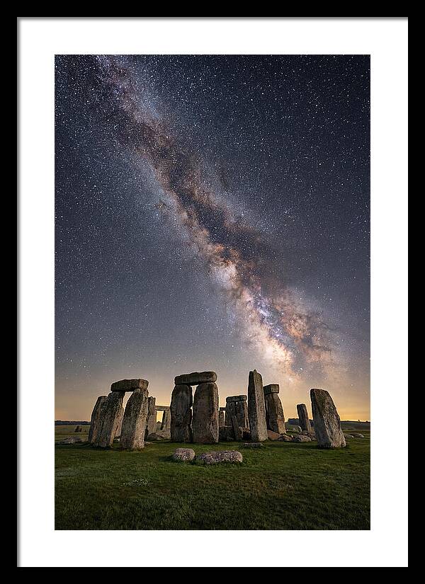 Milky Way Over Stonehenge