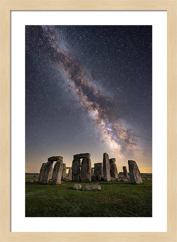 Milky Way Over Stonehenge