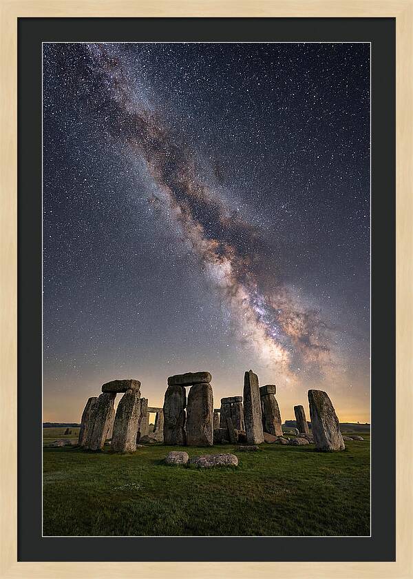 Milky Way Over Stonehenge