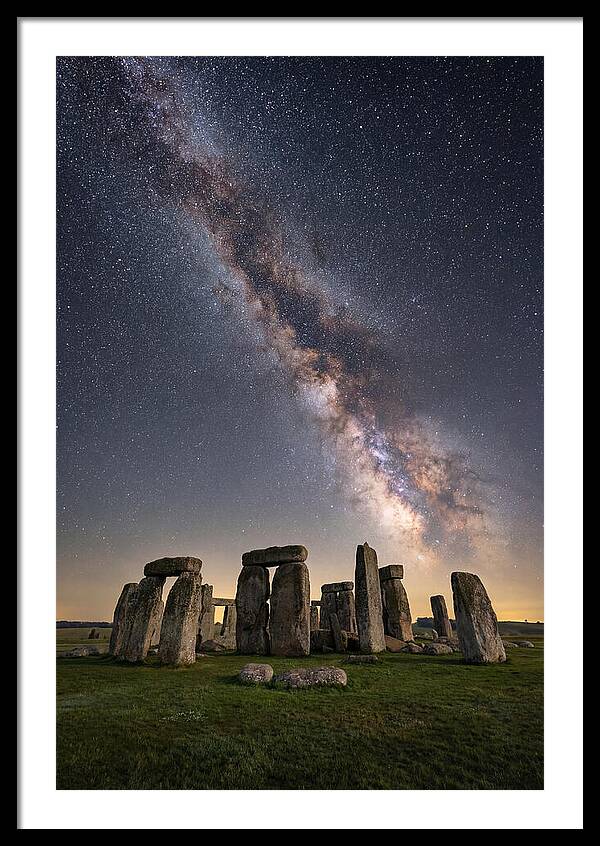 Milky Way Over Stonehenge