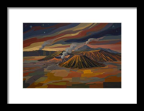 Milky Way Over Volcanic Landscape
