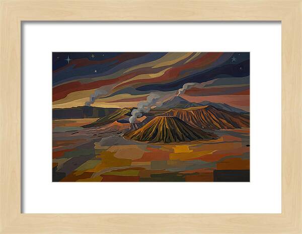 Milky Way Over Volcanic Landscape