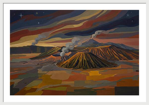 Milky Way Over Volcanic Landscape