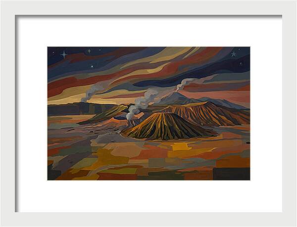 Milky Way Over Volcanic Landscape
