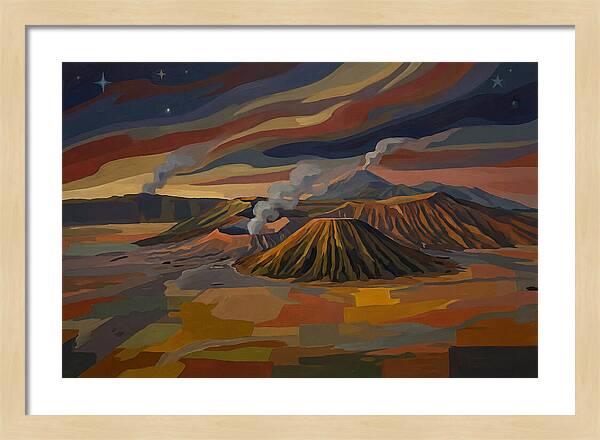 Milky Way Over Volcanic Landscape