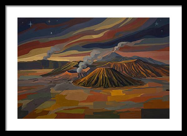 Milky Way Over Volcanic Landscape