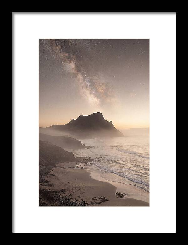 Milky Way Over Volcanic Peak