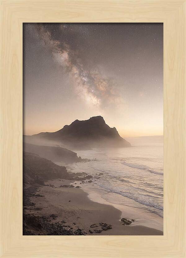 Milky Way Over Volcanic Peak