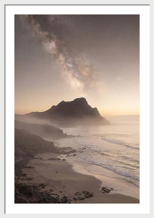 Milky Way Over Volcanic Peak