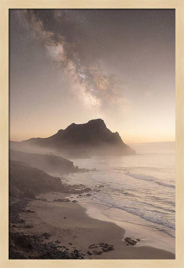 Milky Way Over Volcanic Peak