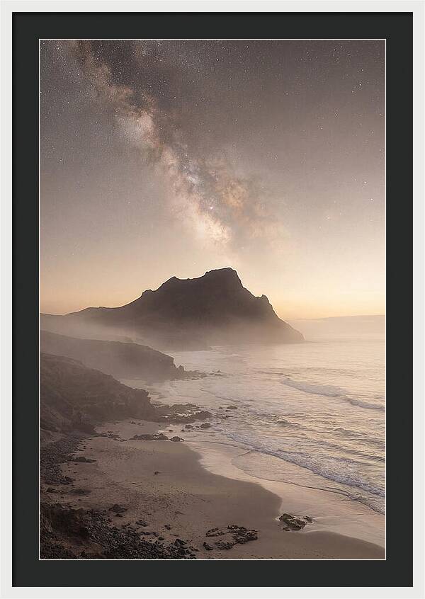 Milky Way Over Volcanic Peak