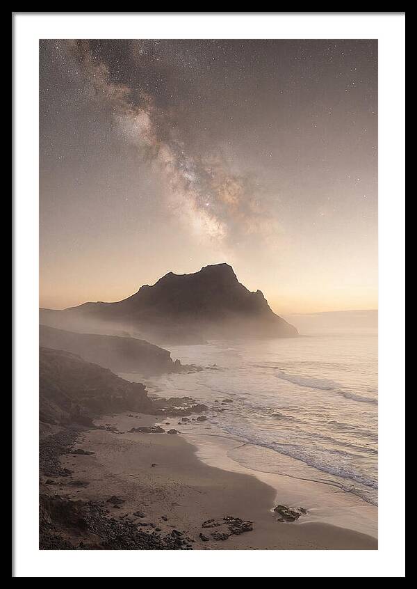 Milky Way Over Volcanic Peak