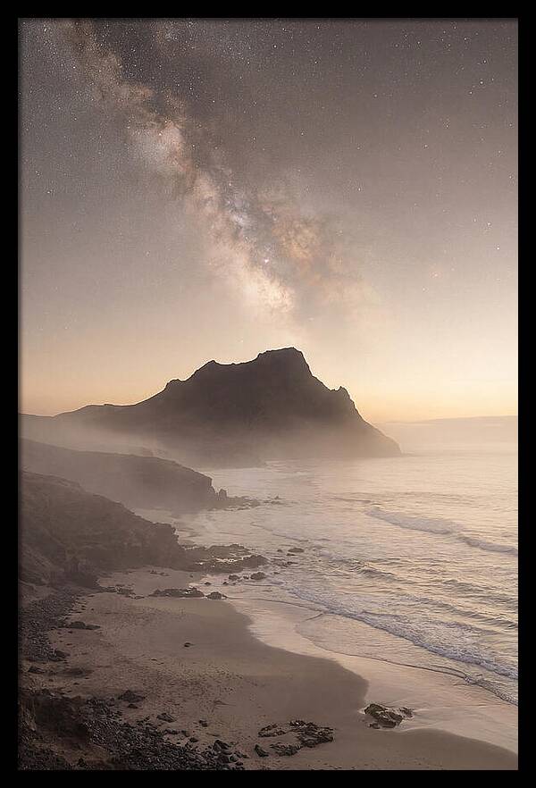 Milky Way Over Volcanic Peak