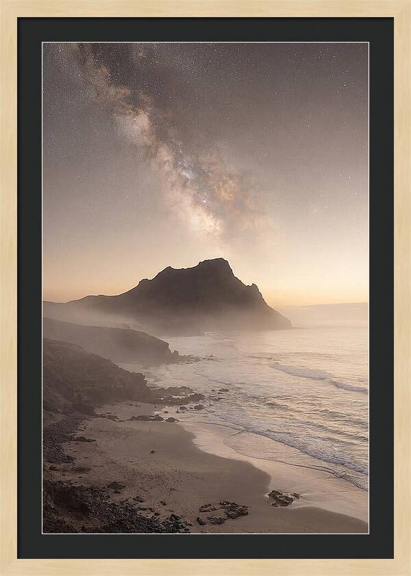 Milky Way Over Volcanic Peak