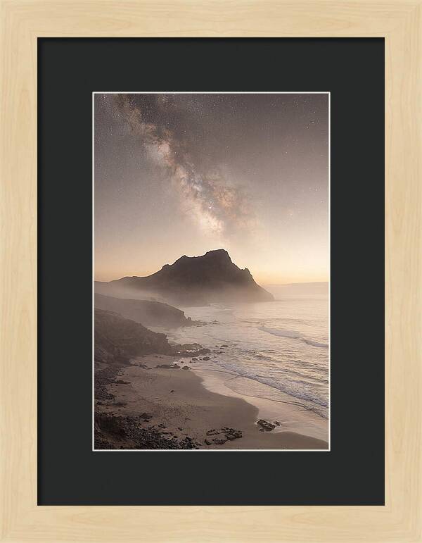 Milky Way Over Volcanic Peak
