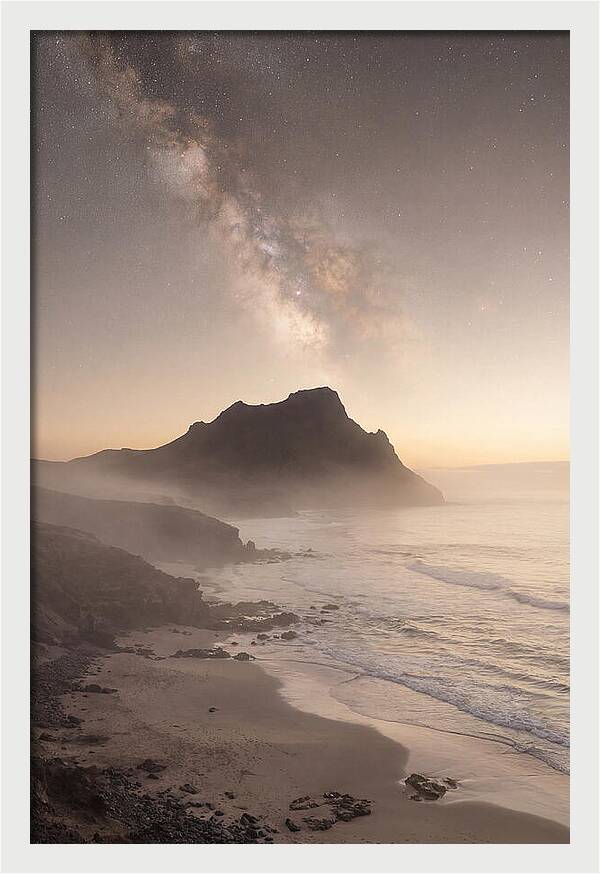Milky Way Over Volcanic Peak