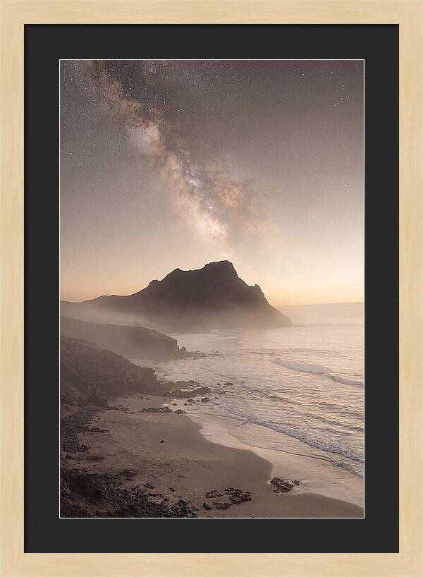 Milky Way Over Volcanic Peak