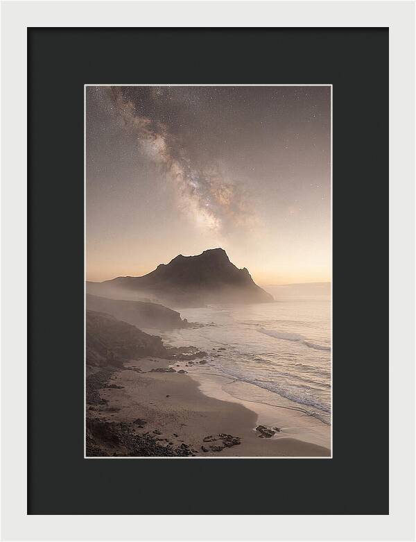 Milky Way Over Volcanic Peak